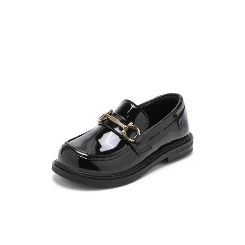 ABC KIDS Кожаные туфли Low Top Черный/Глянцевый Kids