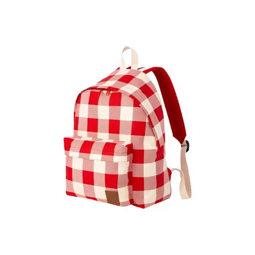 UNIQLO Хлопок Рюкзак Унисекс Кораллово-красный