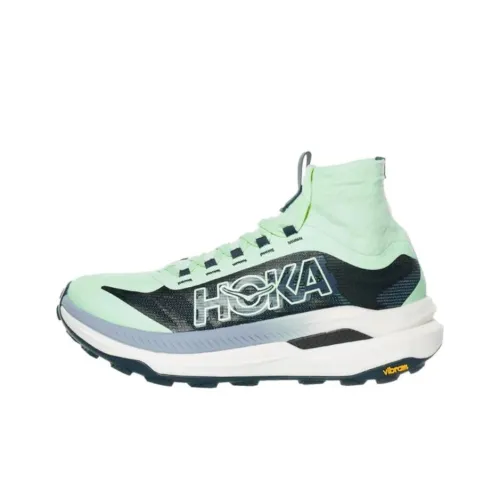 HOKA ONE ONE Tecton X 3 Беговые кроссовки Высокий Топ Зеленый Женские