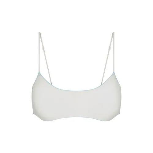 SKIMS Valentine's Day Collection SS25 TULLE SCOOP Бюстгальтер Bra Women's 1 Pack PLATINUM Контрольный PLATINUM Контрольный