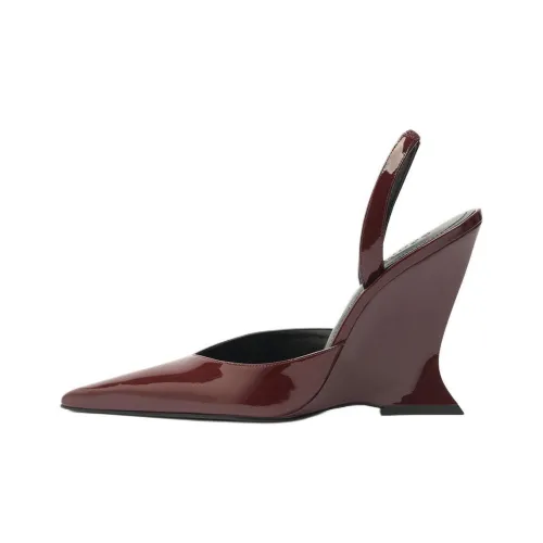 Schutz Siena Нестандартный каблук Высокие каблуки 11,3 см Женские Бургунди