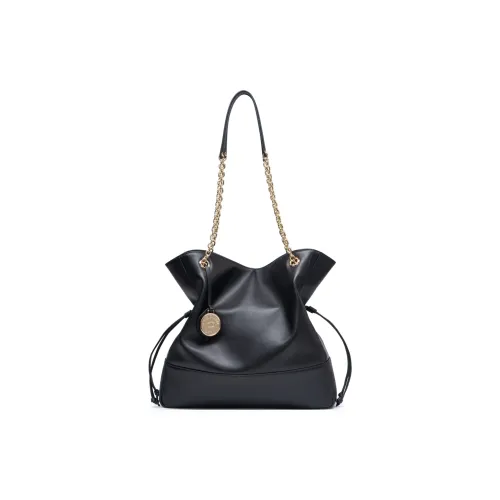 CHRISDIEN DENY Сумка через плечо из коровьей кожи Женская Черная