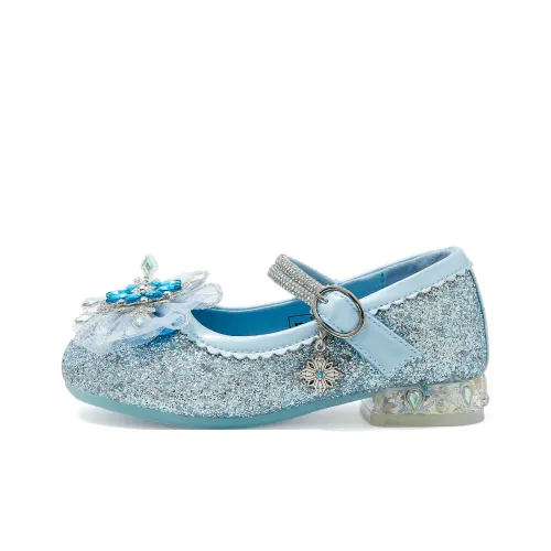 DISNEY FROZEN Серия Противоскользящая Анти-КИК Амортизация Устойчивая к износу Низкий Топ Детская кожаная обувь для малышей