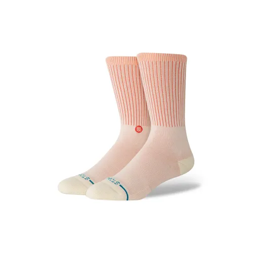 STANCE Crew Socks Unisex 1 Pack Coral