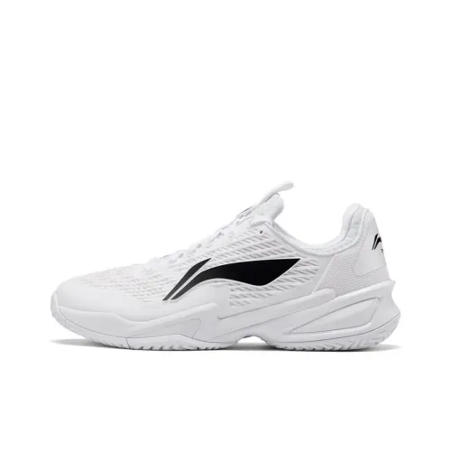 LINING Теннисные кроссовки Low Top Стандартный Белый/Черный Унисекс