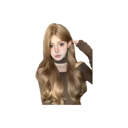 FYOSEE [Secret OF Mixed Heritage] Женская парик Длинные кудрявые волосы Волна симуляция волос