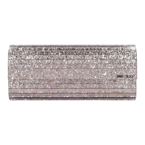 Jimmy Choo Акриловый клатч через плечо женский блестящий розовый