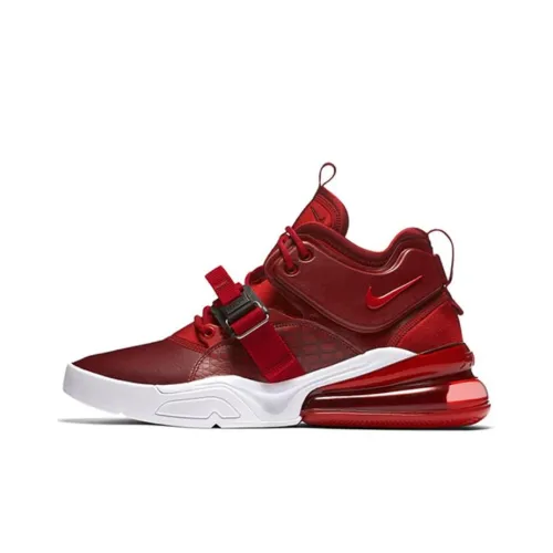 Nike Air FORCE 270 Нескользящий Легкий MID Топ Повседневная обувь Мужская Красная