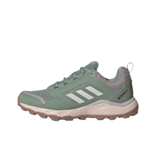 adidas Terrex Tracerocker Slip Resistant Abrasion Resistant Низкий Топ Беговые кроссовки Женские Зеленый