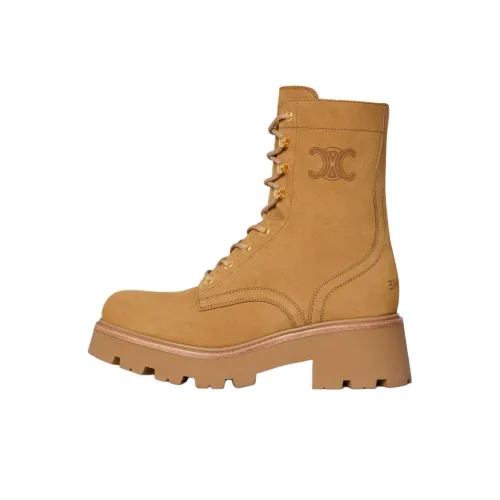 CELINE Triomphe Ботильоны 4,5 см Женские Коричневый