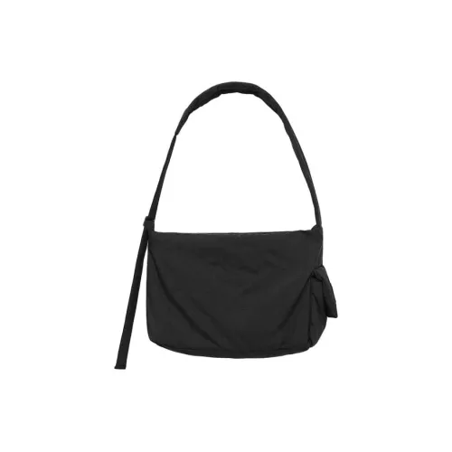 NANS STUDIO Полиамид Сумка через плечо Средняя Большая Мужская Черная