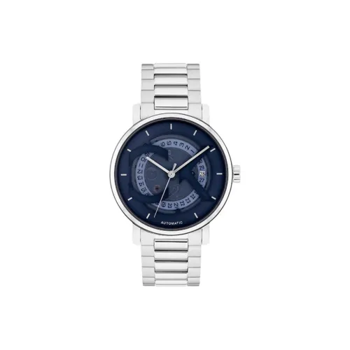 Calvin Klein Автоматические механические часы для мужчин, 40 мм, синий