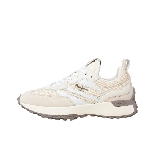 Pepe Jeans Slip-resistant Abrasion-resistant Low Top Casual Shoes Women's Beige