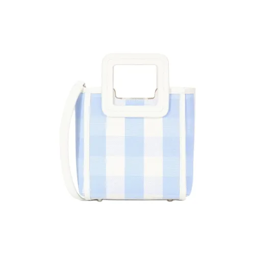 Staud Хлопок Одно Плечо Сумка Мини Женская Синяя