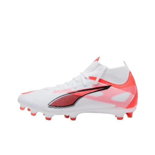 PUMA Аbrasion Resistant Футбольные бутсы Женские Белые Красные