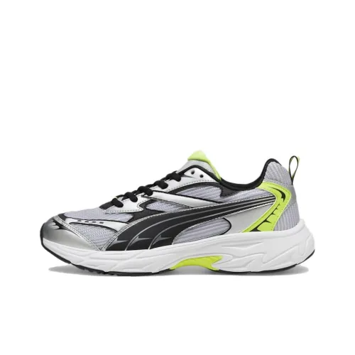 PUMA Morphic Беговые кроссовки Низкий топ Белый Серебряный Мужской