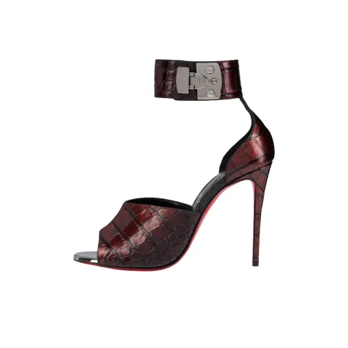 CL Lock Me Up One Strap Sandals 10 см Женские Red