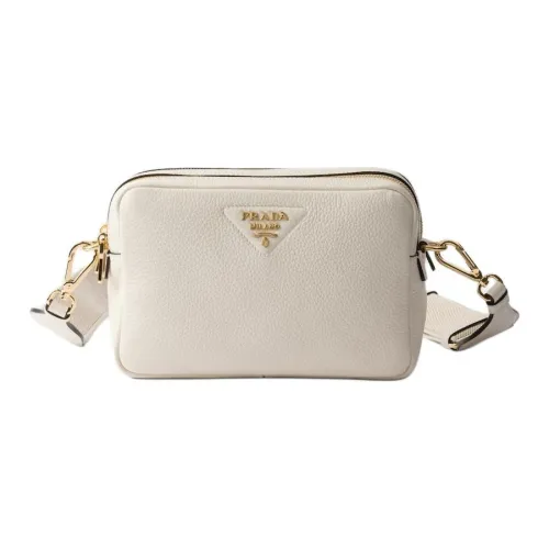 PRADA Сумка через плечо из кожи маленькая сумка на плечо женская белая