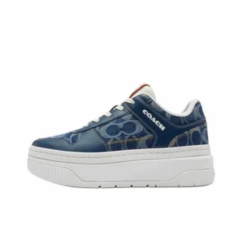 COACH Низкие кроссовки для скейтбординга женские синие