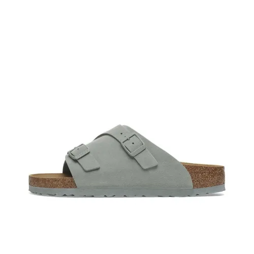 Birkenstock Slip-on устойчивые слипоны унисекс серого цвета