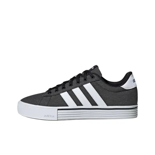 Adidas DAILY 4,0 Slip-resistant Abrasion-resistant Low Top Skateboard Shoes Unisex Gray Adidas DAILY 4,0 Противоскользящие Устойчивые к истиранию Низкие Кеды для скейтбординга Унисекс Серый