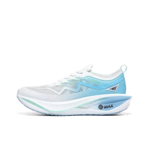 CALOMAX Беговые кроссовки Низкий верх Белый Синий Унисекс