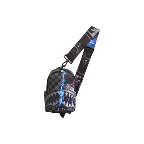 SPRAYGROUND Искусственная кожа Слинг-сумка поясная сумка сумка через плечо Стандартная Мужская Черная