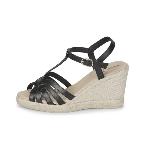 GEOX D Gelsa One Ремешок Сандалии Женские Черные