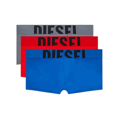 DIESEL 3 упаковки: серый + синий + красный мужские боксер-шорты