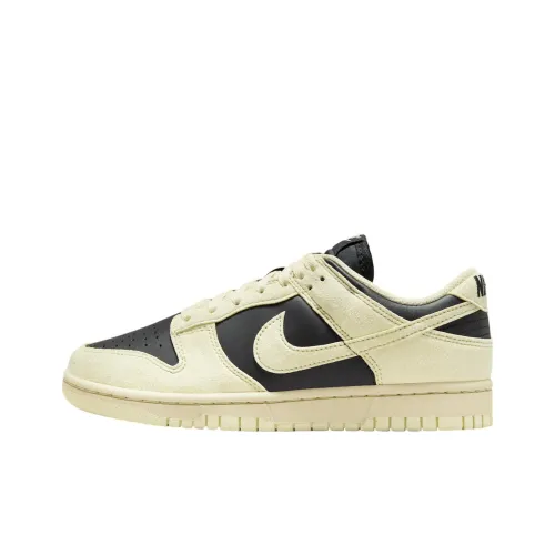 Nike Dunk Slip-Resistant Abrasion-Resistant Low Top Скейтборд Кроссовки Женские Черный Бежевый