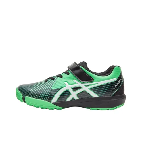 Asics Низкие футбольные бутсы для детей черный зеленый детские