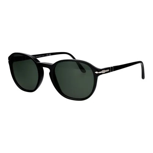PERSOL Ацетат Круглые Солнцезащитные очки Мужские Зеленые