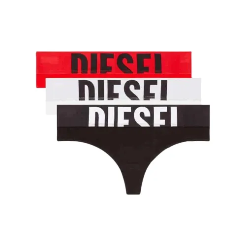 DIESEL 3 пачки красных + черных + белых женских трусиков-бикини