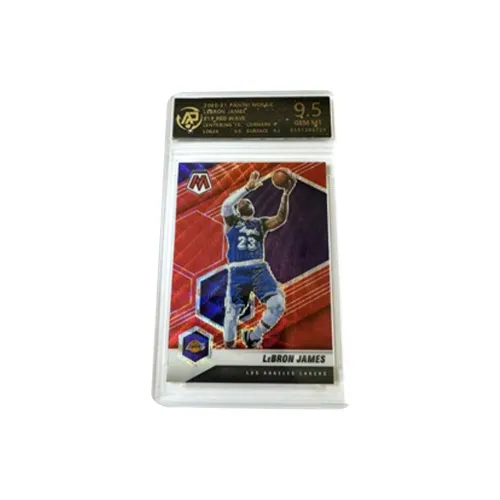 PANINI LeBron James Lakers Mosaic Red Ripple Refraction Basketball Card Grade 9,5 Certified Cards 1 Pack PANINI Леброн Джеймс Лейкерс Мозаика Красный Рябь Рефракция Баскетбольная карта сертифицированные карты 1 упаковка