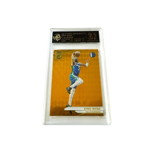 Панини Kyrie Ирвинг Dallas Mavericks Elite Orange Refractor Refringer Игрок Карта 9,5 очков сертифицированные карточки 1 шт
