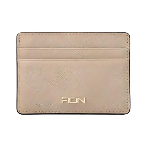 FION Коровья кожа Держатель для карт Держатель для карт Unisex Light Умбра