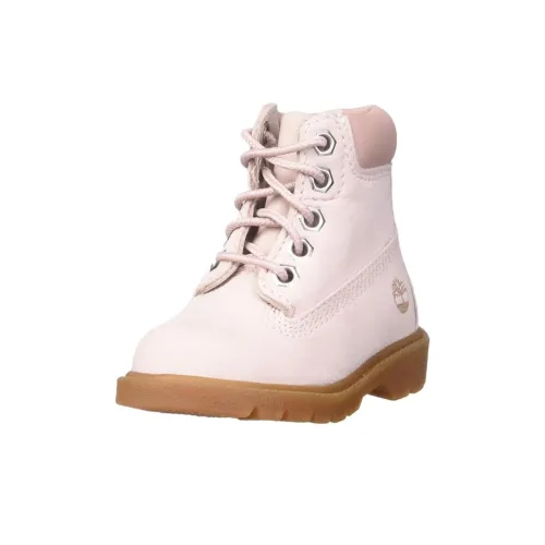 Timberland Детские кожаные сапоги Розовый Kids