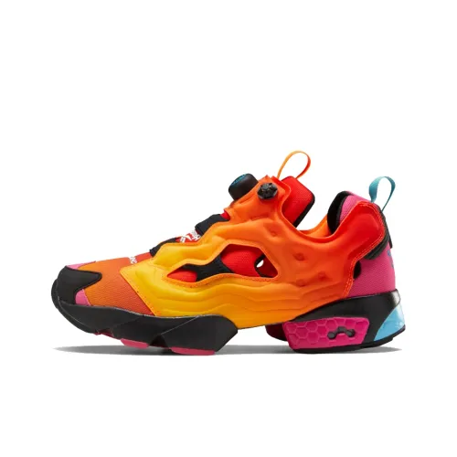 Reebok Амортизация Износостойкий Низкий Топ Повседневная Обувь Унисекс Оранжевый Красный