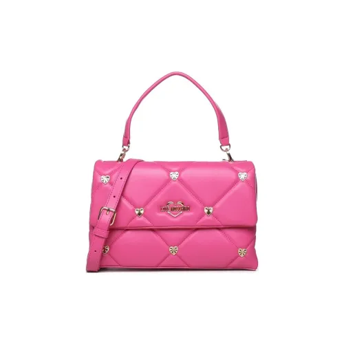 LOVE MOSCHINO Полиуретан Сумка через плечо Сумка Обычная Женская Розовая