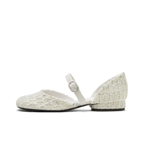 CHARLES KEITH Маленькие туфли Mary Jane с грубым каблуком 2,1 см женские