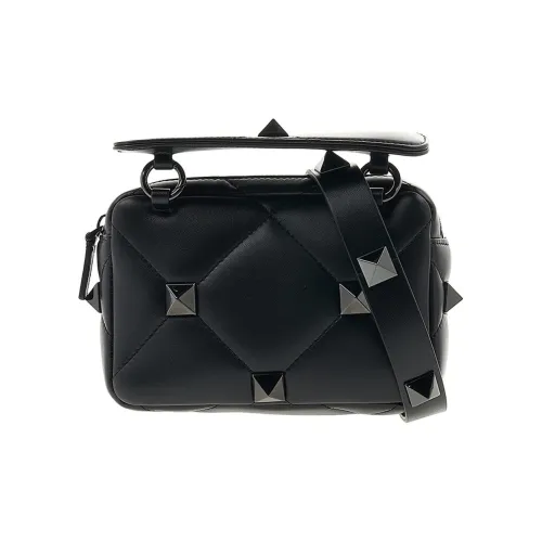 Valentino Телячья кожа Сумка через плечо Сумка Обычная Женская Черная