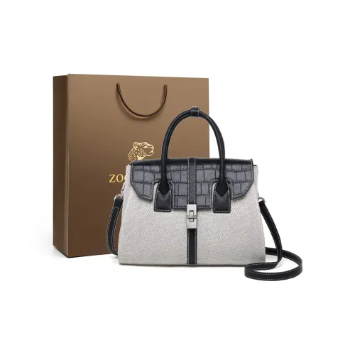 ZOOLER Полиэстер Хлопковая Смешанная Сумка на Одно Плечо Средняя Женская Черная