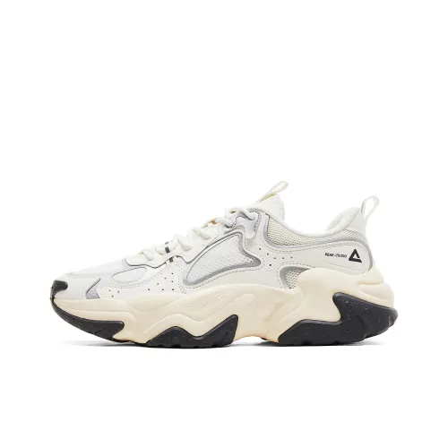 PEAK Амортизация Oтскок Высота Увеличение Устойчивость к Износу Низ Резистентный Низ Топ Кэжуал Мужской Сливочный Темно-Серый