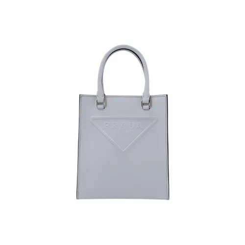 PRADA Кожа Тоут Сумка Сумка для покупок Маленькая Женская Синяя