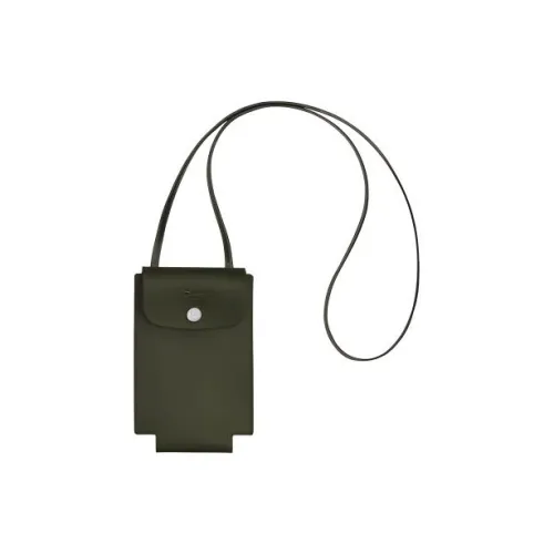 LONGCHAMP Le Pliage Green Коровья кожа Сумка через плечо Чехол для телефона Мужской Лесной зеленый