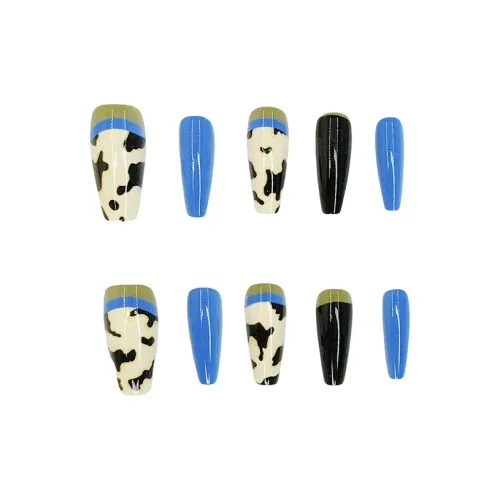SHITIAN Камуфляж Команда False Nail Короткий Синий Черный Jump Цвет 17мм