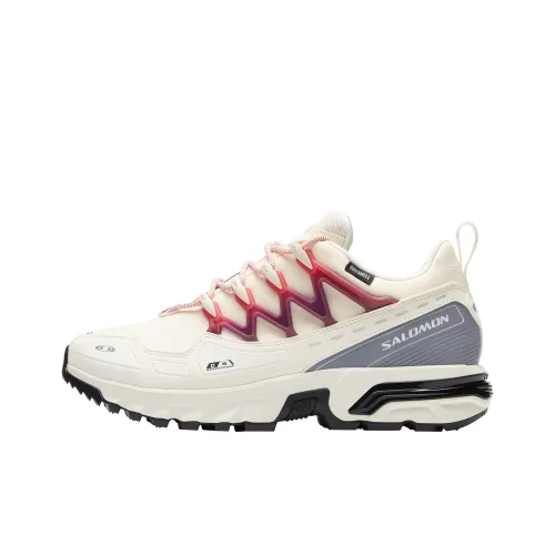 SALOMON ACS + CSWP Slip-on Устойчивый к истиранию Дышащий Поддерживающий Низкий Топ Уличная обувь Унисекс Белый