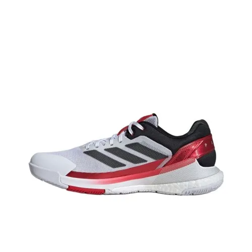 Adidas Slip-resistant Abrasion-resistant Low-top Tennis Shoes Unisex White Black Red Adidas Противоскользящие Аbrasion-resistant Низкие Кроссовки для тенниса Унисекс Белый Черный Красный