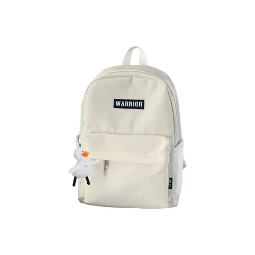 Warrior Нейлон Рюкзак Стандартный Унисекс Белый Черный