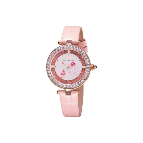 BLACK BY BLUE BRAVE 4B Кварцевый механизм Женские часы 34 мм Розовый